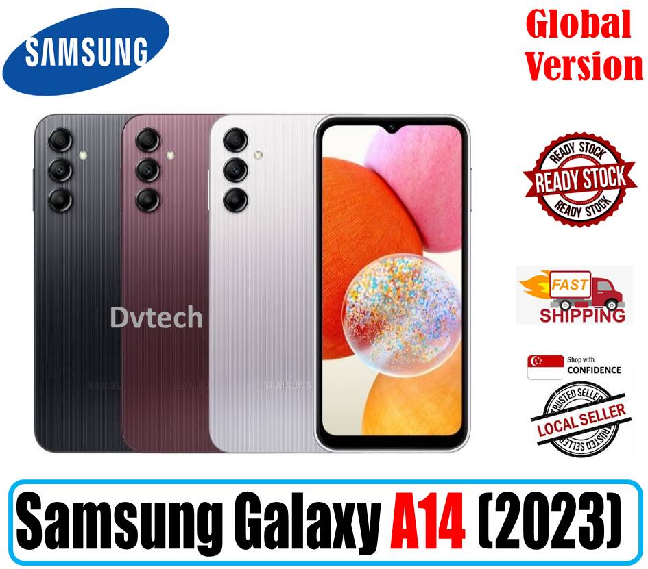Samsung Galaxy A14 (6GB 128GB)  | A13 (6GB 128GB)  | Export Set with Local Seller Warranty | Ready Stock | SG Shipping