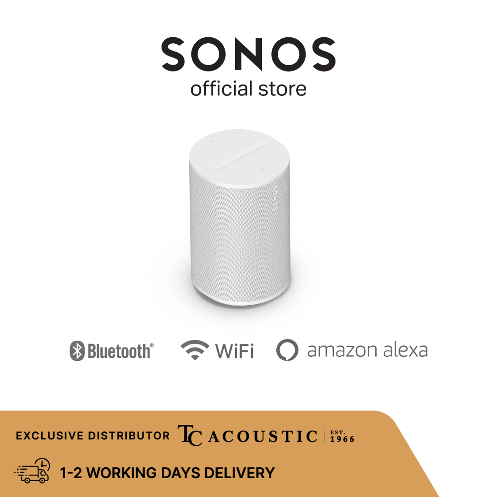 [New] Sonos Era 100 Wireless Smart Speaker with Bluetooth and Voice Control [Deliver Early July]